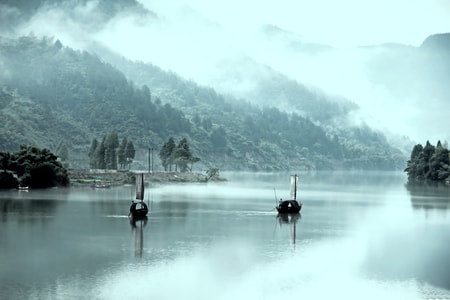 帆船-瓯江-风景-瓯江-江面 图片素材