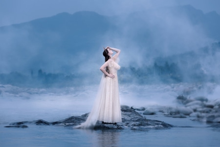 乌克兰美女-美女-间歇泉-女生-少女 图片素材