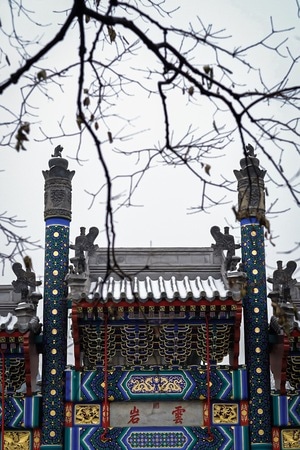冬日-北京-旅行-颐和园-岩雲 图片素材
