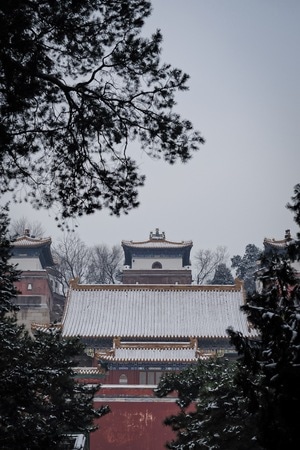 雪-颐和园-旅行-北京-冬日 图片素材