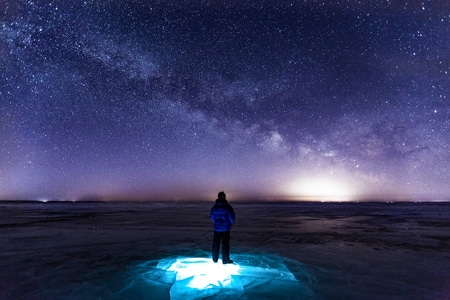 星空-夜景-我的2019-旅行-城市 图片素材