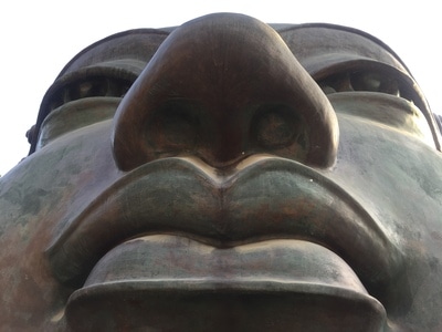 冥想-雕像-头像-鼻子-眼睛 图片素材
