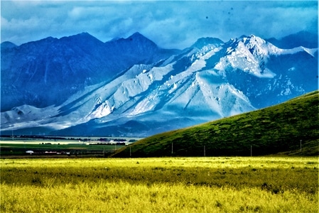 西北风光-风景-风景-山-山脉 图片素材
