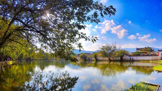 旅行-尼康-宏村-gopro-黄山 图片素材