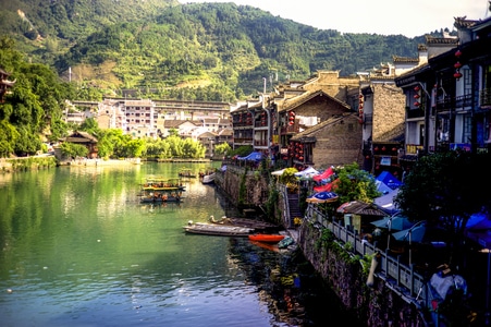 尘世烟火-你好秋天-人文纪实-风景-古镇 图片素材
