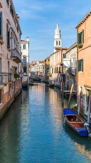 意大利-威尼斯-水城-河-河流 图片素材