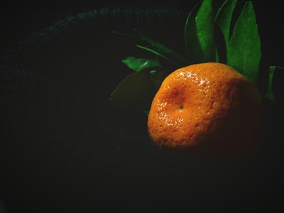 橘子🍊-黄-学校-水果-橘子 图片素材