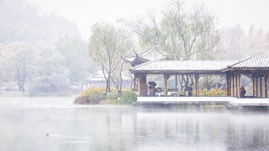 杭州-城市-旅行-风光-自然 图片素材
