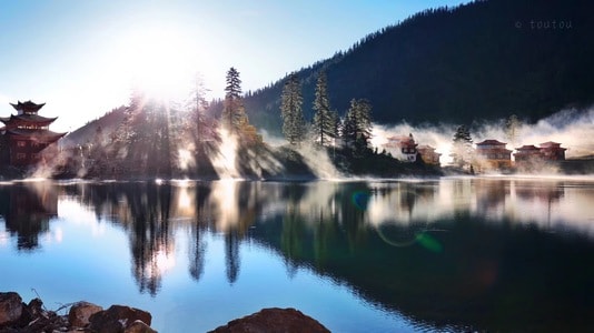 风光-旅行-风景-湖面-湖泊 图片素材