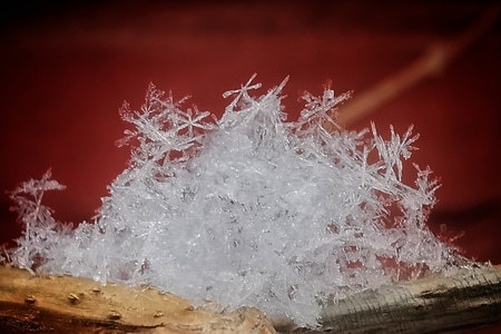 下雪-随拍-雪花-冰晶-晶体 图片素材