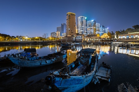 渔船-厦门-旅行-城市生活-旅游 图片素材
