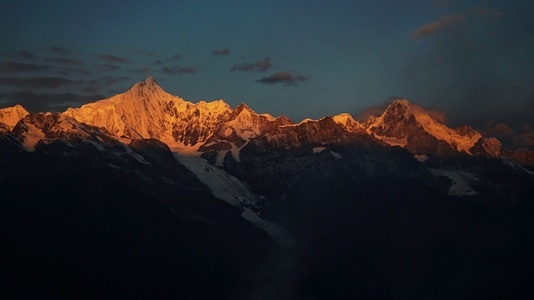一诺影视-旅行-山-梅里雪山-风景 图片素材