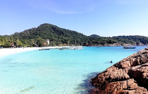 马来西亚-热浪岛-度假村-海-沙滩 图片素材