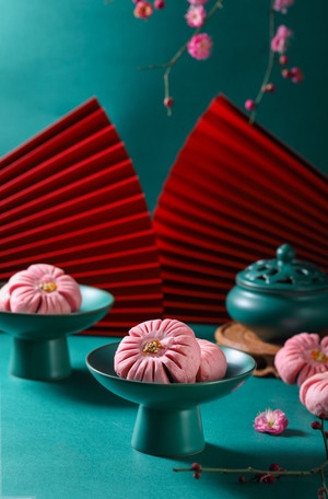 年味-梅花酥-梅花-甜点-自制的 图片素材