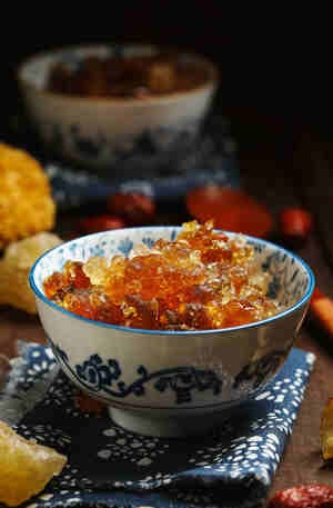 静物摄影-美食-夏季食品-美食摄影-桃胶 图片素材