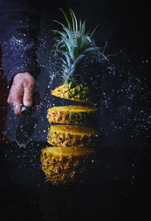 菠萝-静物-静物摄影-动态摄影-美食摄影 图片素材