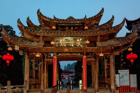 菜刀摄影-乡村-古镇-村庄-芙蓉镇 图片素材