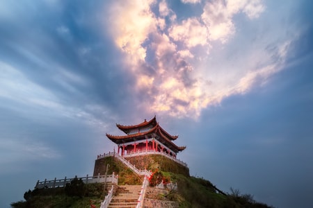 户外-生活记录-菜刀摄影-五雷山-建筑 图片素材
