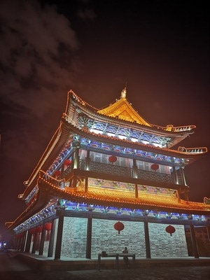 旅行-风光-夜景-夜景-古建筑 图片素材