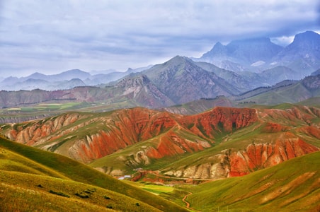卓尔山-西北-青海-西北大环线-旅行 图片素材