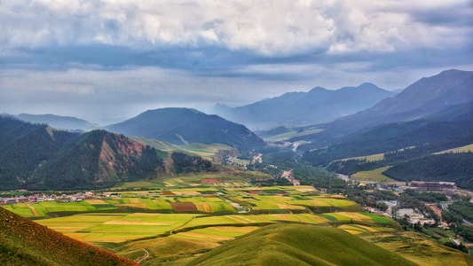卓尔山-西北-青海-西北大环线-旅行 图片素材