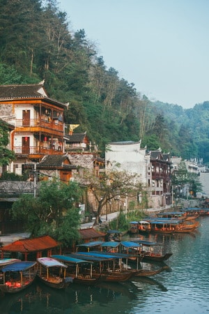 风光-旅行-光影-古城-凤凰 图片素材