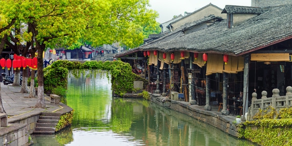 绍兴风光-你好2020-生活-水乡-房屋 图片素材