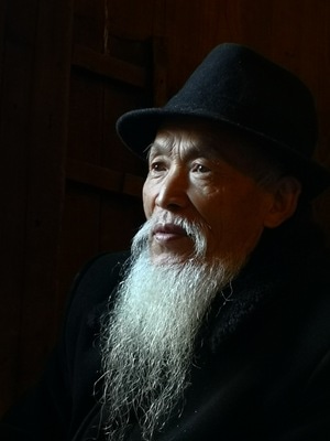人像-《老者》-老者-老人-男人 图片素材