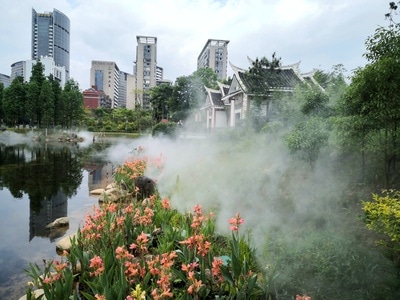 园林景观-湿地公园-亭台楼阁-美如仙境-我要上封面 图片素材