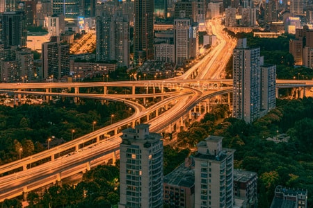 旅行-建筑风光-城市动脉-立交桥-高架路 图片素材
