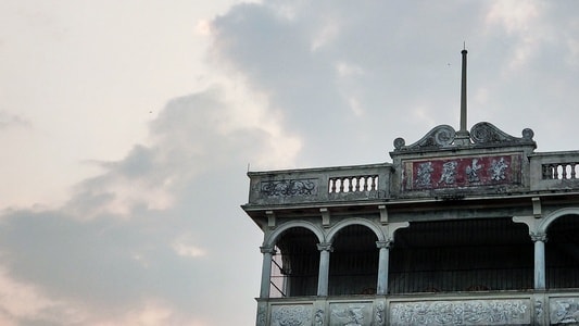旅行-骑行日记-开平碉楼与村落-黄昏-生活 图片素材