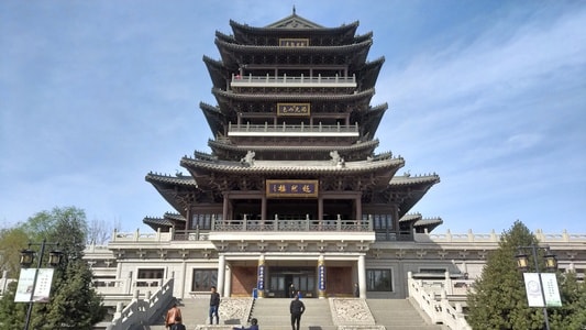 济南-大明湖-旅行-超然楼-塔 图片素材