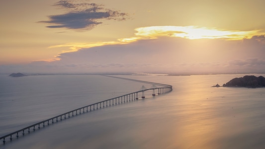 桥-2020-海洋-风光-南澳 图片素材