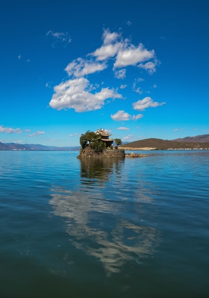 旅游目的地-洱海-风光摄影-尼康相机-云南大理 图片素材