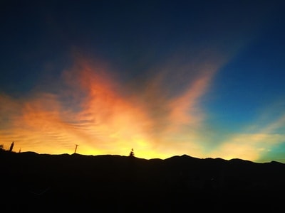 日落西山-自然-洱海-夕阳-色彩 图片素材