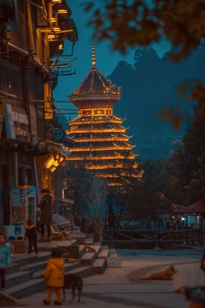 风光-旅拍-贵州-少数名族-侗寨 图片素材