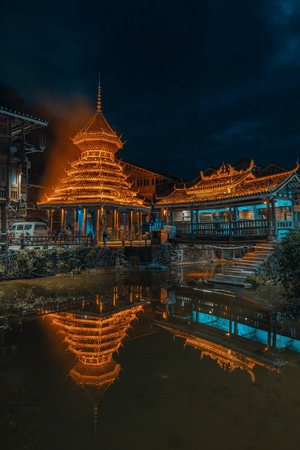 风光-旅拍-贵州-少数名族-侗寨 图片素材