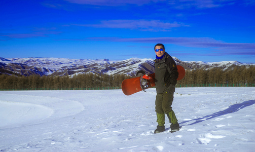 雪世界-内蒙古-光影-雪地-风景 图片素材
