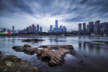 水域-天空-建筑-风景-城市 图片素材