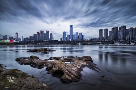 水域-天空-建筑-风景-城市 图片素材