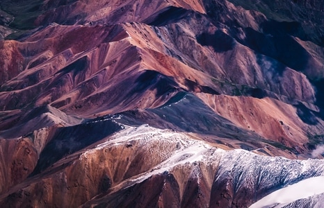 风景-旅游-抓拍-雪山-山脊 图片素材