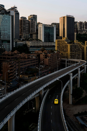 旅行-城市-大桥-出租车-城市 图片素材