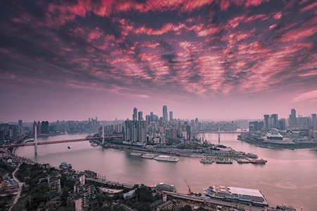 风景-旅行-水域-江河-城市 图片素材