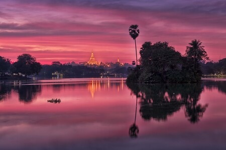 缅甸-旅行-风景-城市-天空 图片素材