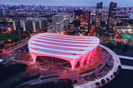 上海风光-旅拍-上帝视角-城市光影-上海风情 图片素材
