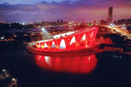 上海风光-旅拍-上帝视角-城市光影-上海风情 图片素材