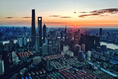 风光-上海风情-大疆无人机-旅行-城市 图片素材
