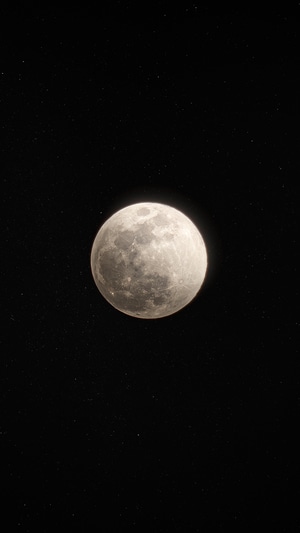 风光-城市-月亮-月球-星空 图片素材