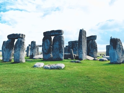 旅行-巨石阵-英国-自然-古建筑 图片素材