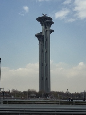 闲拍-旅行-建筑-高楼-奥运塔 图片素材